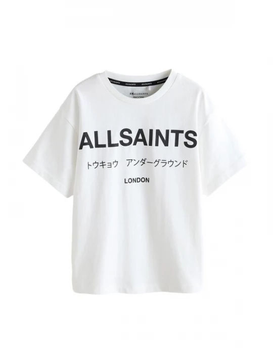 Foto van product smALLSAINTS Shirt 'Underground' zwart / wit