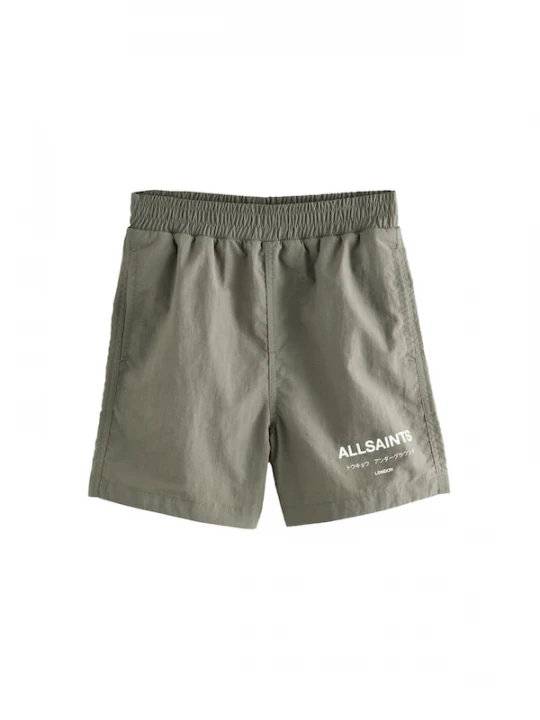 Foto van product smALLSAINTS Zwemshorts kaki / wit