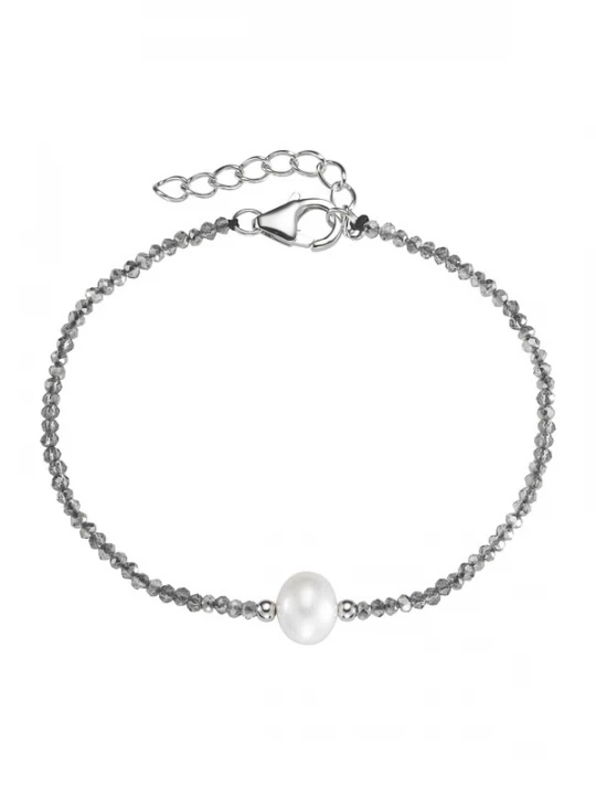 Foto van product Smart Jewel Armband donkergrijs / zilver