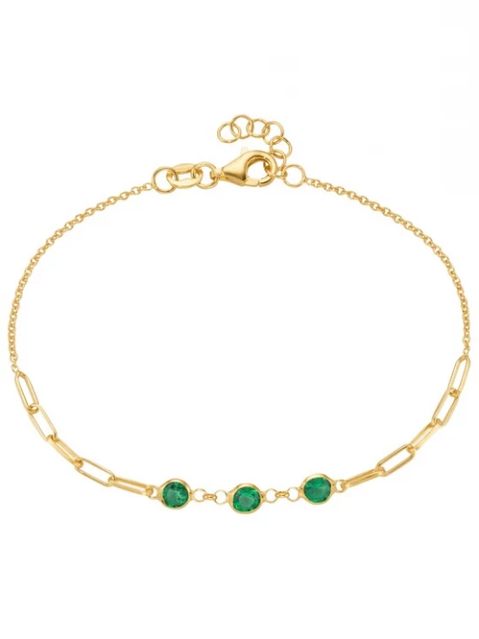 Foto van product Smart Jewel Armband goud / groen