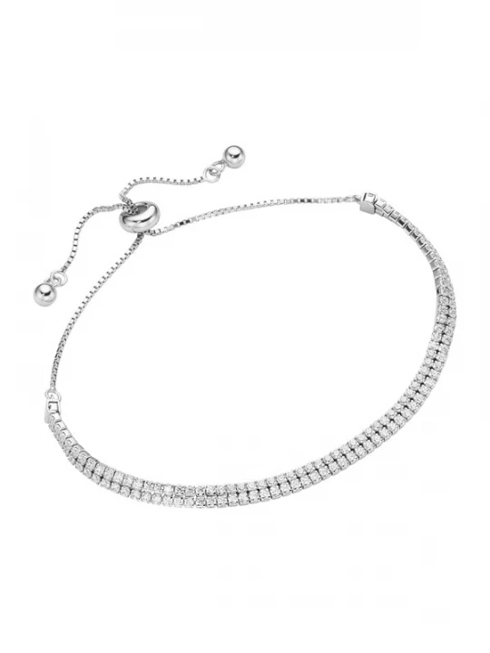 Foto van product Smart Jewel Armband zilver / wit