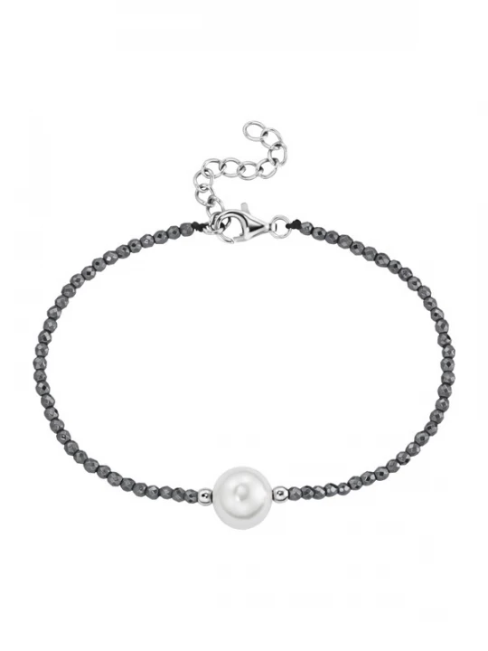 Foto van product Smart Jewel Armband zilvergrijs / wit