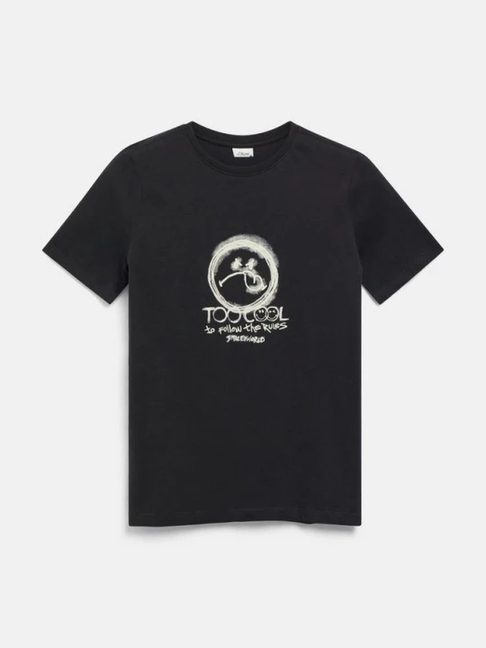 Foto van product Smiley® T-shirt met print s.Oliver zwart