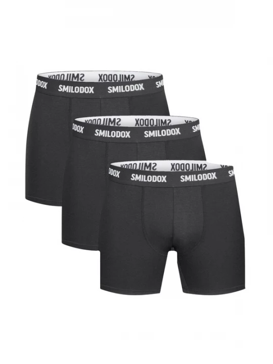 Foto van product Smilodox Boxershorts 'Larry' zwart