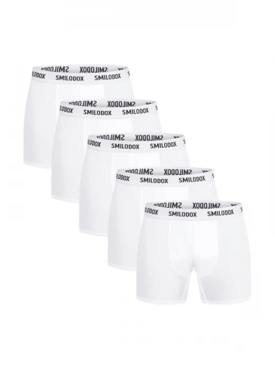 Foto van product Smilodox Boxershorts 'Larry' zwart / wit