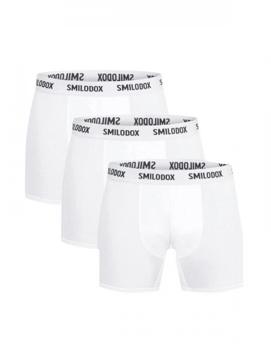 Foto van product Smilodox Boxershorts 'Larry' zwart / wit