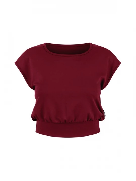 Foto van product Smilodox Shirt ' Jorina ' bordeaux