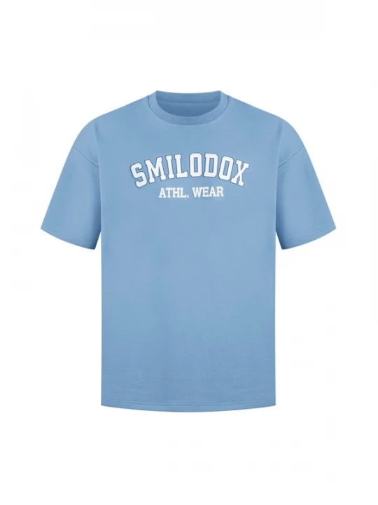 Foto van product Smilodox Shirt 'Kayson' blauw / wit