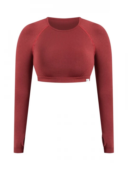 Foto van product Smilodox Shirt 'Linnea' bordeaux