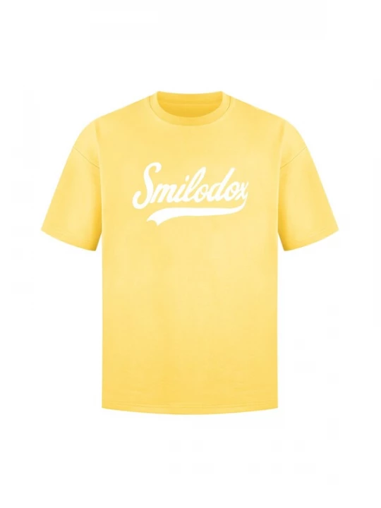 Foto van product Smilodox Shirt 'Lorik' geel / wit