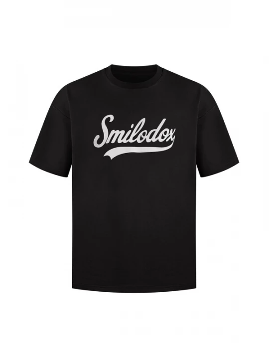 Foto van product Smilodox Shirt 'Lorik' zwart / wit