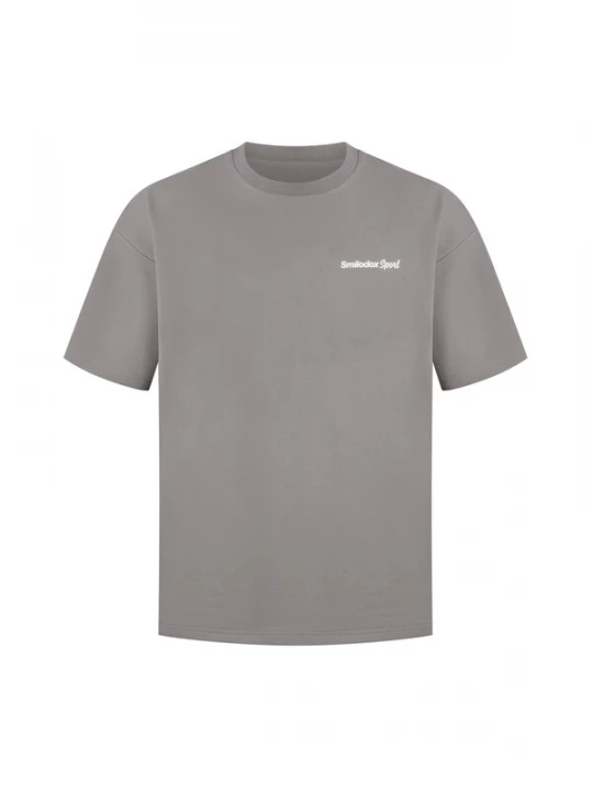 Foto van product Smilodox Shirt 'Tamio' grijs / wit