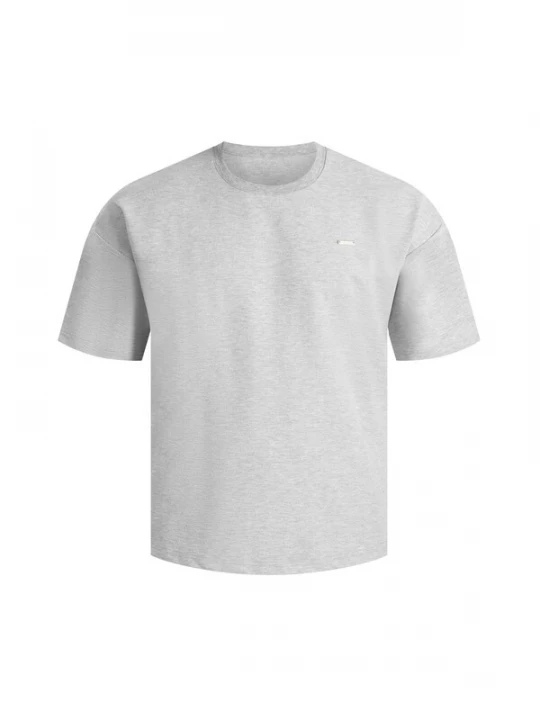 Foto van product Smilodox Shirt ' Thiago ' grijs gemêleerd