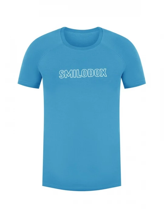 Foto van product Smilodox Shirt 'Timmy' petrol / wit