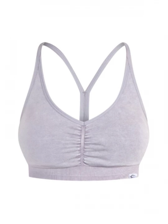 Foto van product Smilodox Sporttop 'Batik Scrunch' grijs
