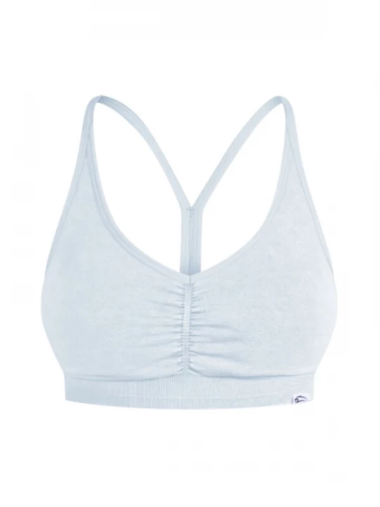 Foto van product Smilodox Sporttop 'Batik Scrunch' lichtblauw