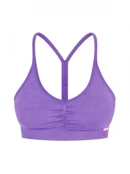 Foto van product Smilodox Sporttop ' Batik Scrunch ' lila