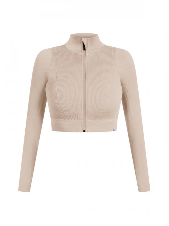 Foto van product Smilodox Trainingsjack ' Slim Zeya ' beige