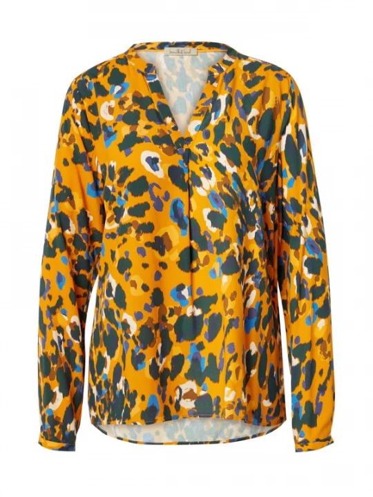 Foto van product Smith&Soul Blouse 'Vince' goudgeel Smith & Soul