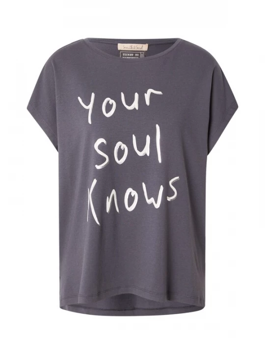 Foto van product Smith&Soul Shirt bruin / antraciet / wit Smith & Soul