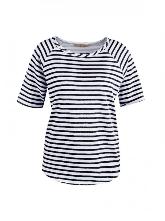 Foto van product Smith&Soul Shirt crème / marine Smith & Soul