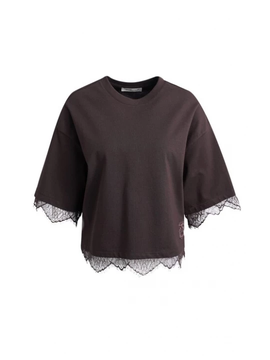 Foto van product Smith&Soul Shirt donkerbruin Smith & Soul