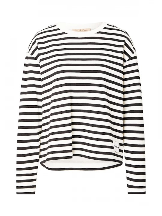 Foto van product Smith&Soul Shirt zwart / wit Smith & Soul