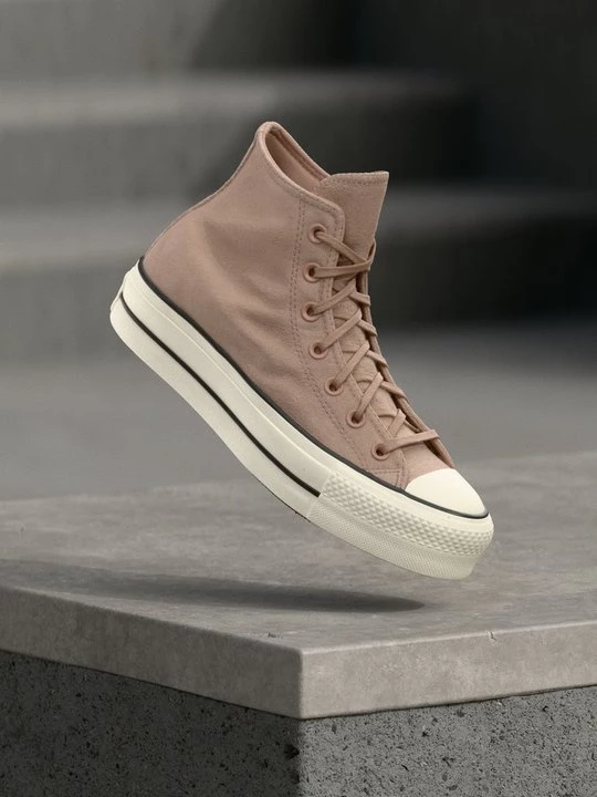 Foto van product Sneakers hoog Converse lichtbruin