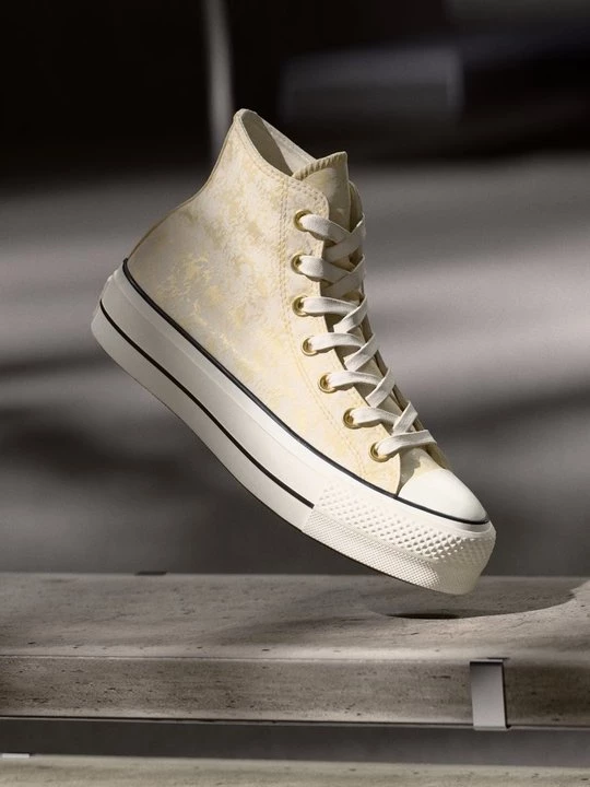 Foto van product Sneakers hoog Converse lichtgeel