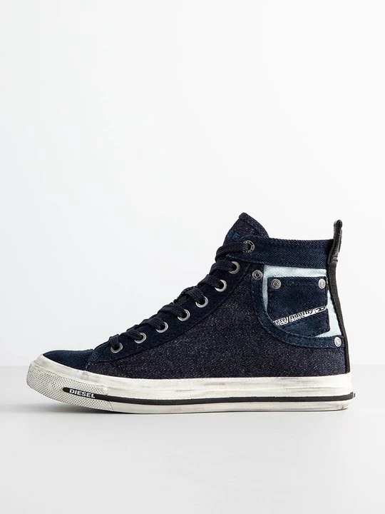 Foto van product Sneakers hoog Diesel donkerblauw