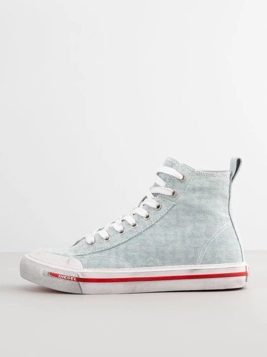 Foto van product Sneakers hoog Diesel lichtblauw