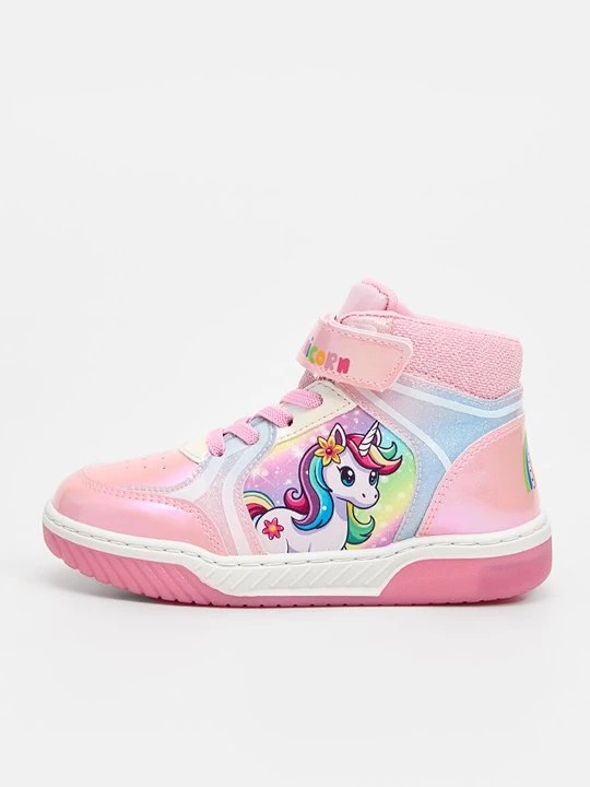 Foto van product Sneakers hoog Disney donkerroze