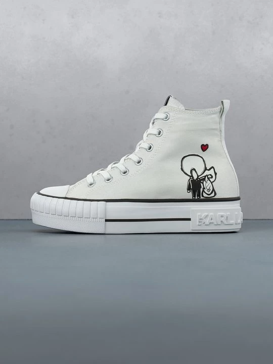 Foto van product Sneakers hoog KARL LAGERFELD wit