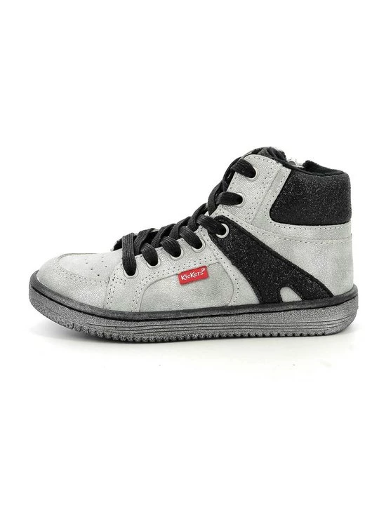 Foto van product Sneakers hoog Kickers zilverkleurig