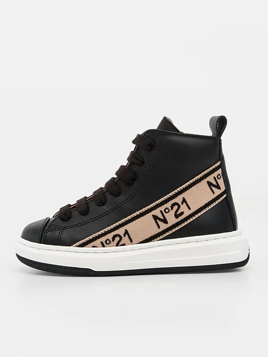 Foto van product Sneakers hoog N°21 zwart