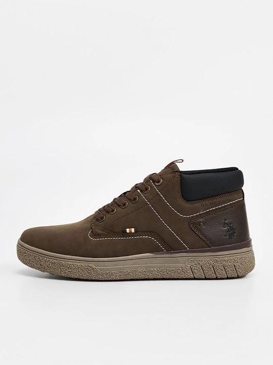 Foto van product Sneakers hoog U.S. POLO ASSN. gemêleerd bruin