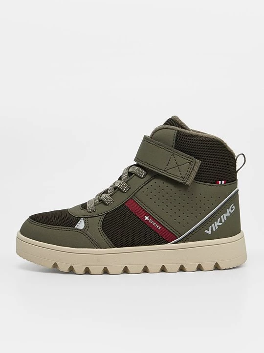 Foto van product Sneakers hoog Viking olijfgroen