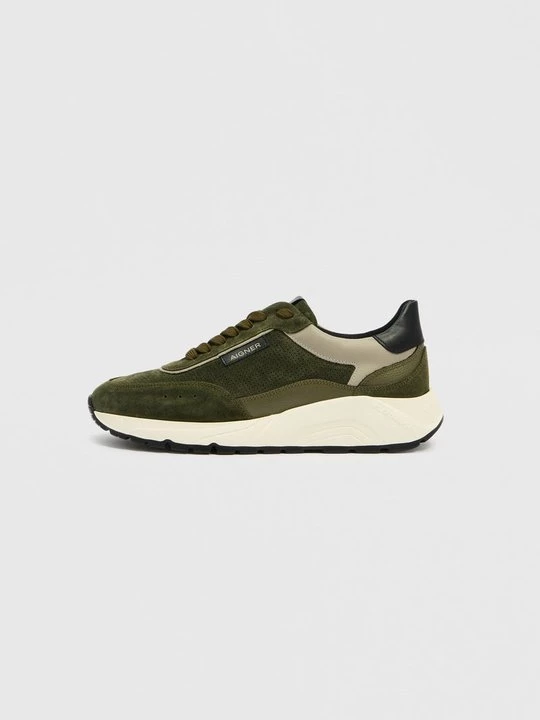 Foto van product Sneakers laag Aigner olijfgroen