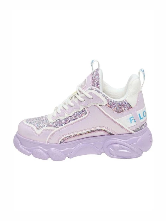 Foto van product Sneakers laag Buffalo gemêleerd donkerroze