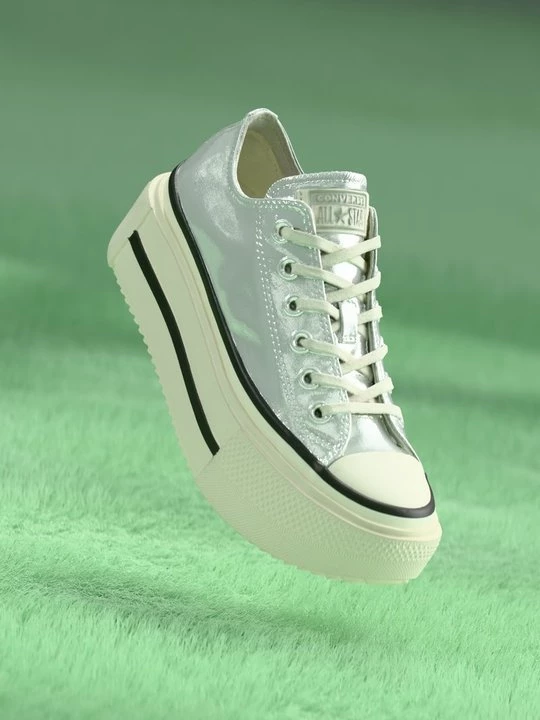 Foto van product Sneakers laag Converse zilverkleurig