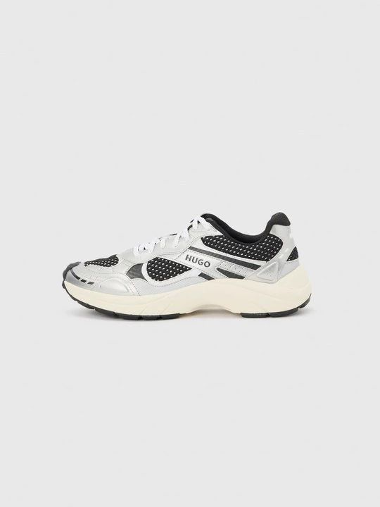 Foto van product Sneakers laag Hugo zilverkleurig
