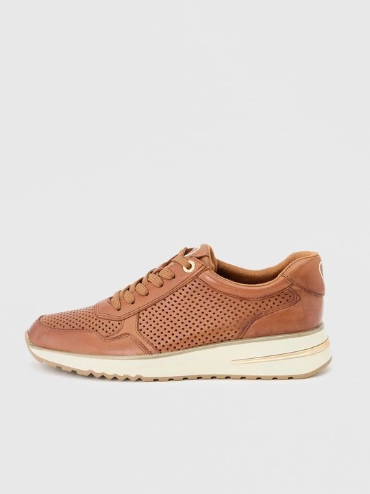 Foto van product Sneakers laag Marco Tozzi cognac