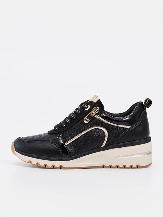Foto van product Sneakers laag Marco Tozzi zwart