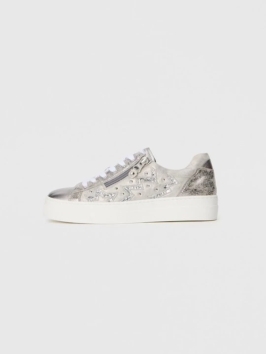 Foto van product Sneakers laag Nero Giardini zilverkleurig