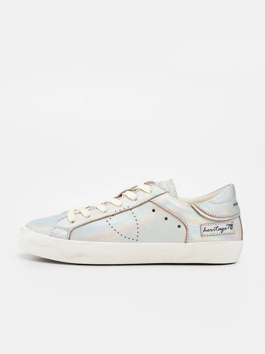 Foto van product Sneakers laag Philippe Model zilverkleurig