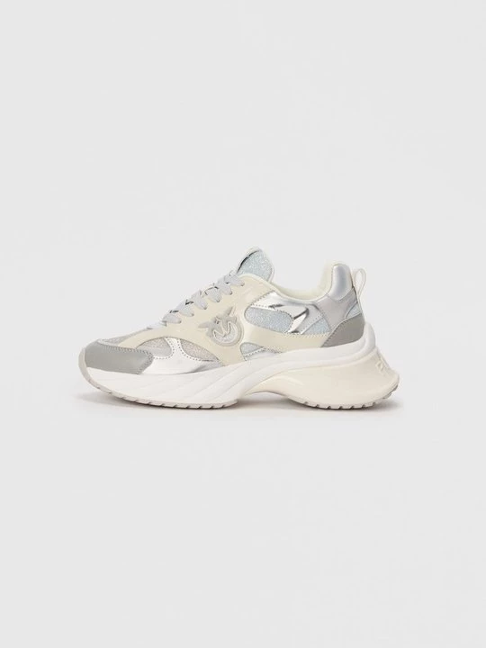Foto van product Sneakers laag Pinko zilverkleurig