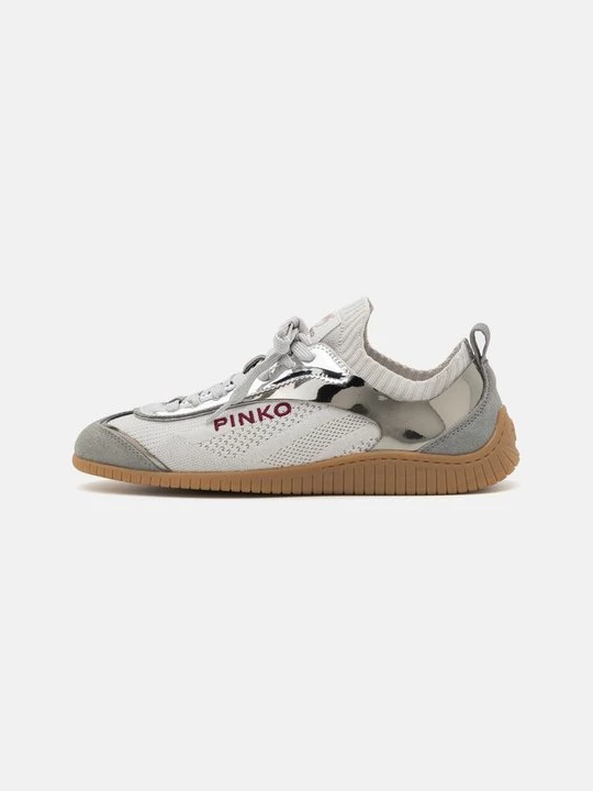 Foto van product Sneakers laag Pinko zilverkleurig