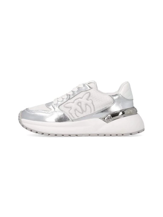 Foto van product Sneakers laag Pinko zilverkleurig