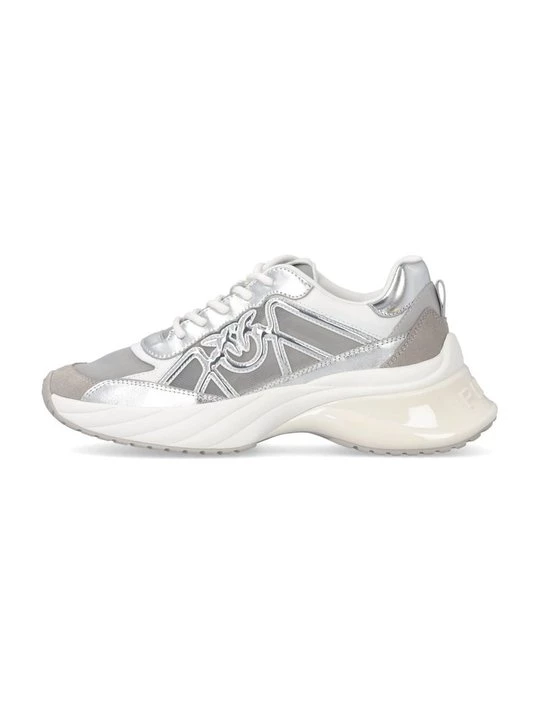 Foto van product Sneakers laag Pinko zilverkleurig