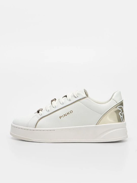 Foto van product Sneakers laag Pinko zilverkleurig